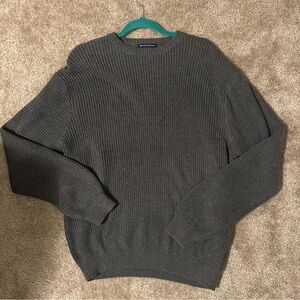 Brandy Melville Crewneck Knit Sweater Dark Gray Women’s One Size